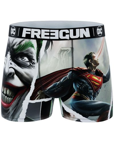 Freegun DC Comics Boxershorts Batman Superman Justice League - Mehrfarbig