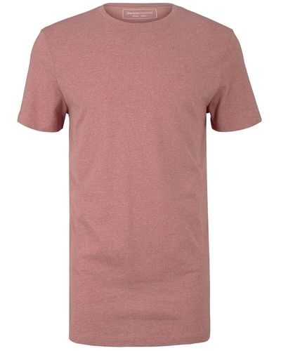 Tom Tailor Denim T-Shirt STRUCTURED-SHIRT - Pink