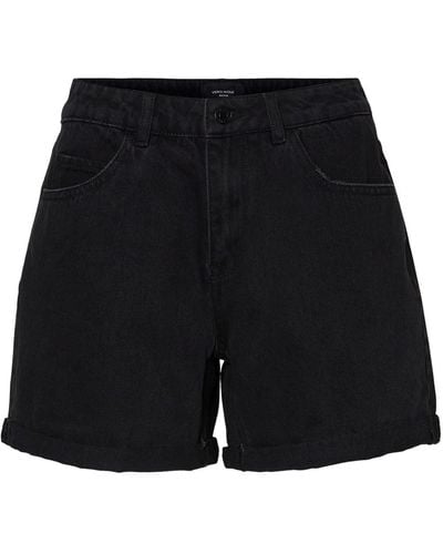 Vero Moda Shorts VMNINETEEN HR - Schwarz