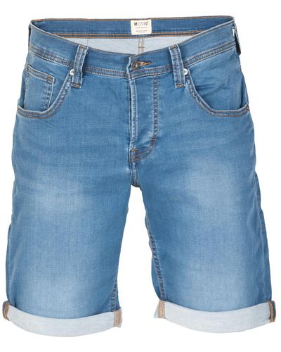 Mustang Jeans Short Chicago Real X Regular Fit - Blau