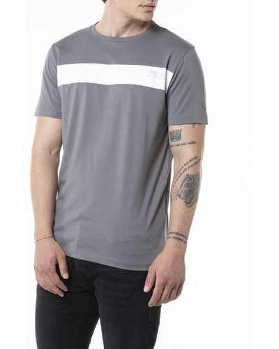 Replay Rundhals T-Shirt Basic Jersey 30/1 - Grau