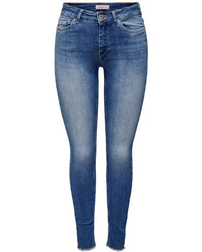 ONLY Jeans ONLBLUSH MID SK REA1319 - Blau