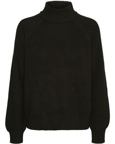 Noisy May Strickpullover NMTIMMY - Schwarz