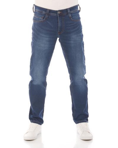 Mustang Jeans Real X Stretchjeans Oregon Tapered Fit - Blau