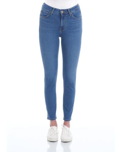 Lee Jeans Jeans Scarlett High Skinny Fit - Blau