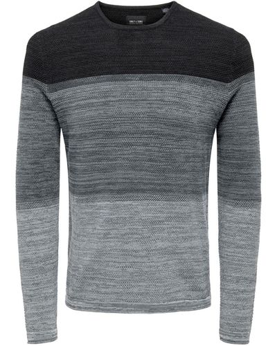 Only & Sons Pullover ONSPANTER - Grau