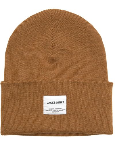 Jack & Jones Mütze JACLONG KNIT BEANIE - Braun