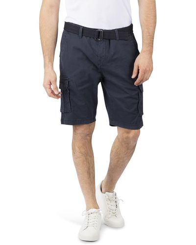 Riverso Cargo Shorts mit Gürtel Regular Fit RIVJoko - Blau