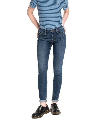 Lee Jeans Jeans Jeanshose Stretch Scarlett Skinny Fit - Blau