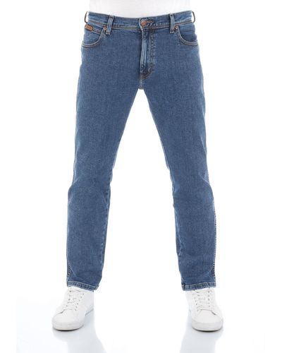 Wrangler Jeans Texas Slim Fit Stretch - Blau