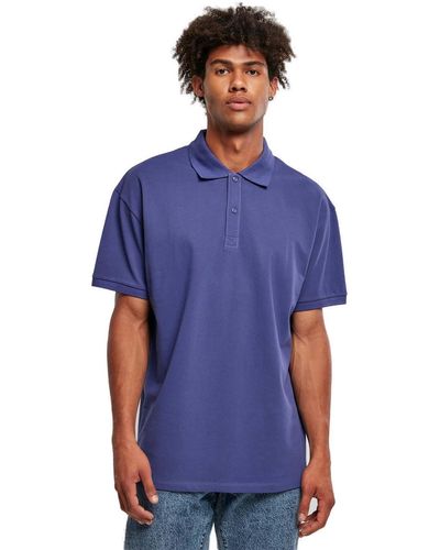 Urban Classics Poloshirt OVERSIZED - Blau