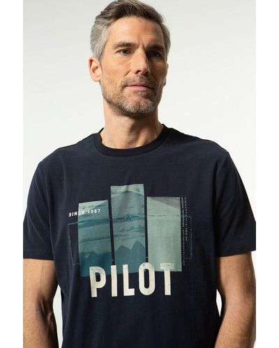 Pilot T-shirt Donker - Zwart