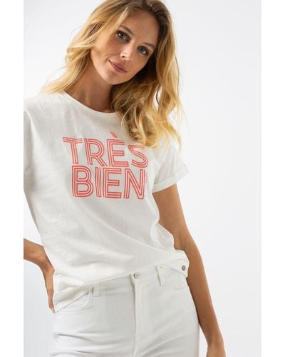 Tripper T-shirt Gebroken - Wit
