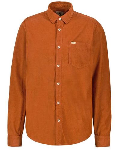 Garcia Corduroy Overhemd - Oranje