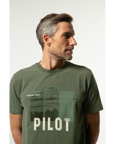 Pilot T-shirt - Groen