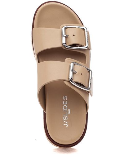J/Slides Belinda Sandal Sand Leather - Natural
