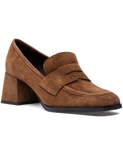 275 Central Lonzo Loafer Pump - Brown
