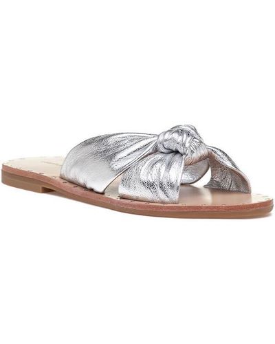 Loeffler Randall Lucia Slide Sandal - Metallic