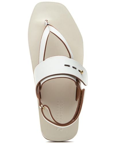 MERCEDES CASTILLO Adria Sandal Cream Leather - Natural