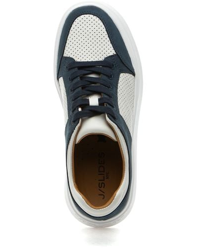 J/Slides Harlowe Sneaker White/ - Blue