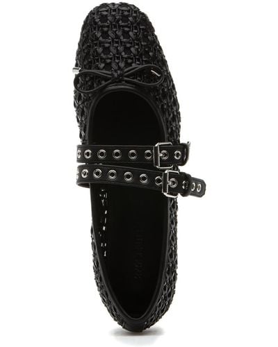 275 Central Casey Mary Jane Flat - Black