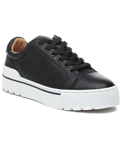 J/Slides Eve Sneaker Black Leather