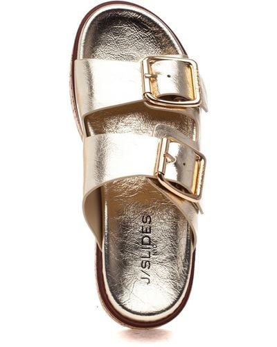 J/Slides Belinda Sandal - Metallic