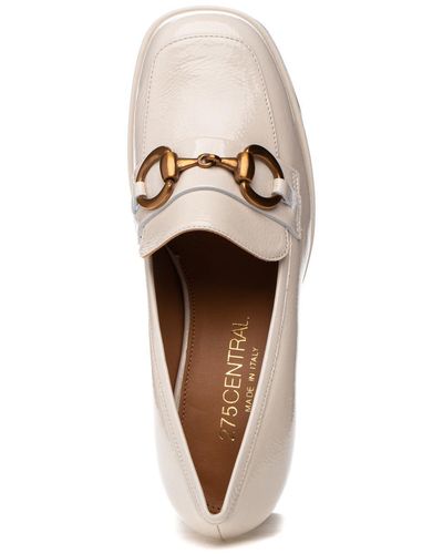 275 Central Cal Loafer Pump Bone Patent Leather - Natural
