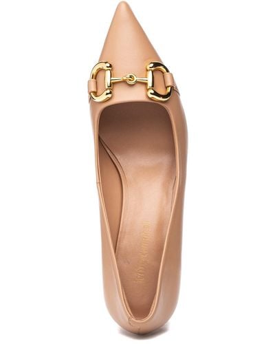 Jeffrey Campbell Happy Hour Pump Natural Leather - Multicolor