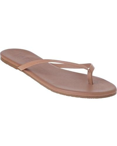 TKEES Foundations Flip Flop Coco Butter Leather - Brown