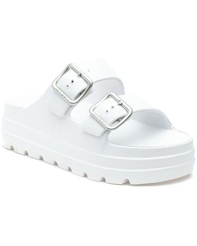 J/Slides Simply Sandal - White