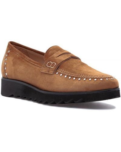 275 Central Peter Loafer Cognac Suede - Brown