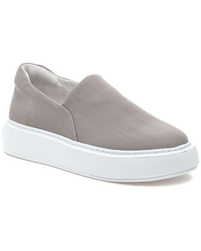 J/Slides Dusty Sneaker Sand Stretch Fabric - Gray