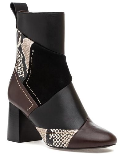 See By Chloé Tyra Patchwork Boot - Black