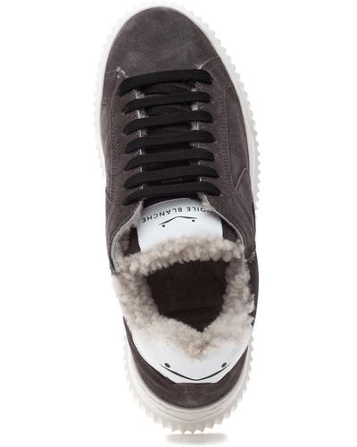 Voile Blanche Lipari Fur Sneaker - Black