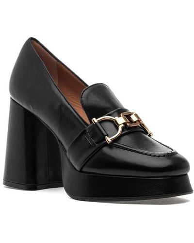 275 Central Fawn Loafer Pump - Black