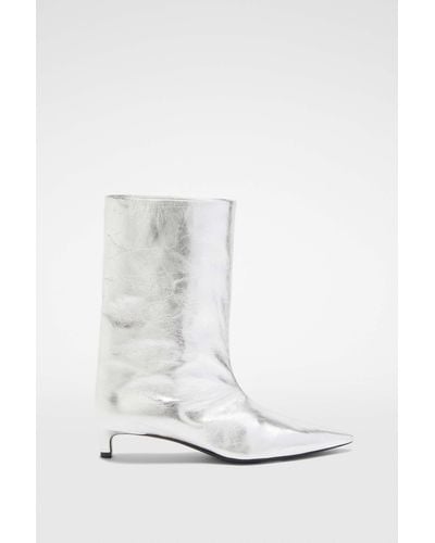 Jil Sander Ankle Boots - White