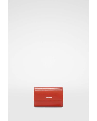 Jil Sander Mini Wallet - Red