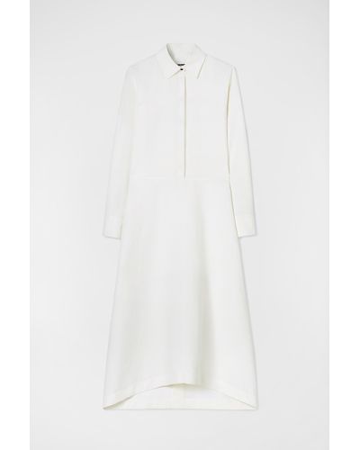 Jil Sander Shirt Dress - White