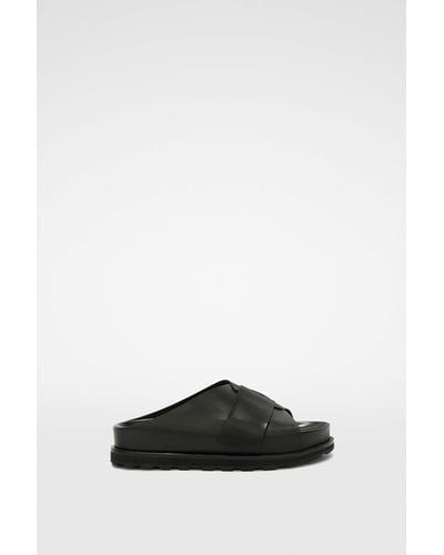 Jil Sander Slides - Black