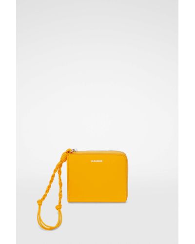 Jil Sander Tangle Card Holder - Yellow