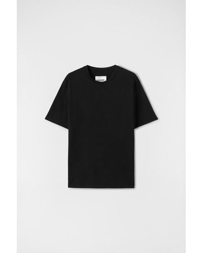 Jil Sander Shirt mit rundhalsausschnitt - Schwarz