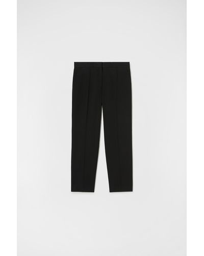 Jil Sander Cropped Trousers For Female - Black