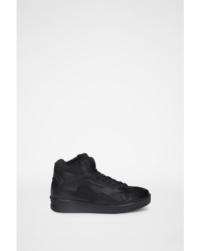 Jil Sander High-top Sneakers For Male - Black