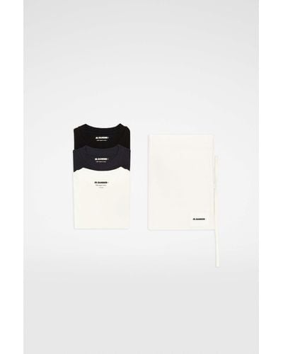 Jil Sander 3-pack Short-sleeved T-shirt Set - Black