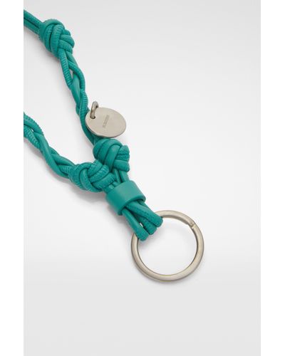 Jil Sander Tangle Key Ring For Male - Blue
