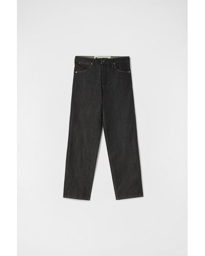 Jil Sander Regular Denim Trousers - Black