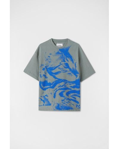 Jil Sander Printed T-shirt - Blue