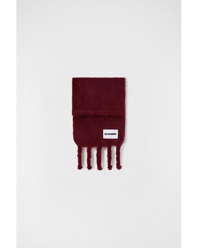 Jil Sander Scarf - Red