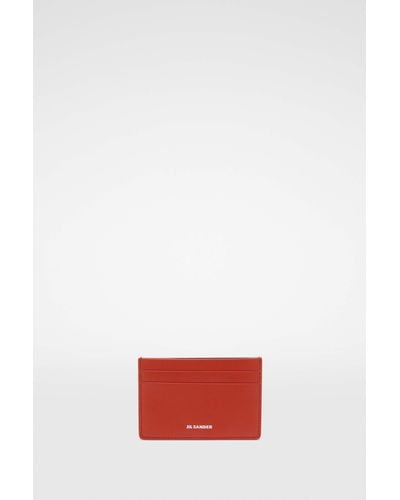 Jil Sander Card Holder - Red